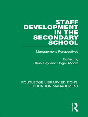 cover image of Staff Development in the Secondary School